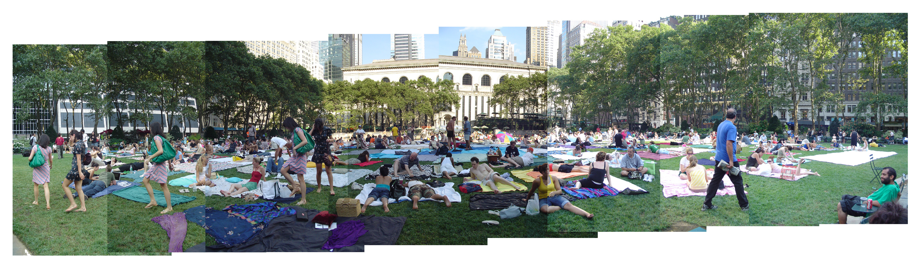 Bryant Park, New York City. July 17, 2006